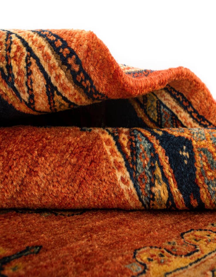 Detail image of 2' 8 x 9' 8 Luribaft Wool Runner Rug