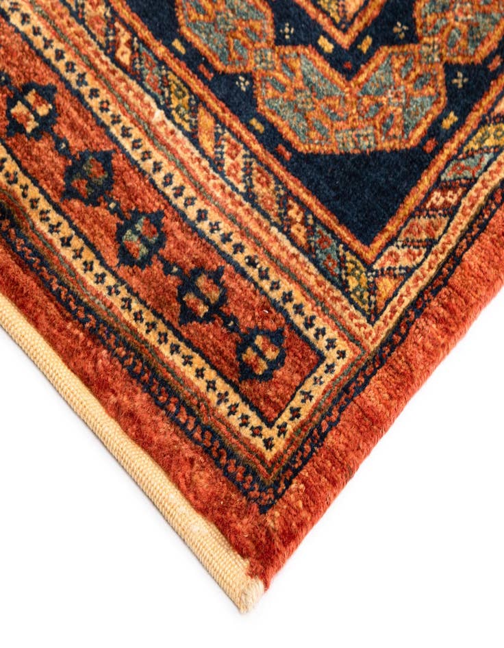 Detail image of 2' 8 x 9' 8 Luribaft Wool Runner Rug