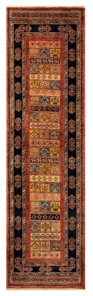 Detail image of 2' 8 x 9' 5 Luribaft Wool Runner Rug