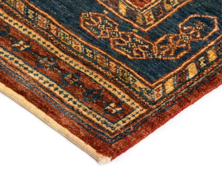 Detail image of 2' 8 x 9' 5 Luribaft Wool Runner Rug