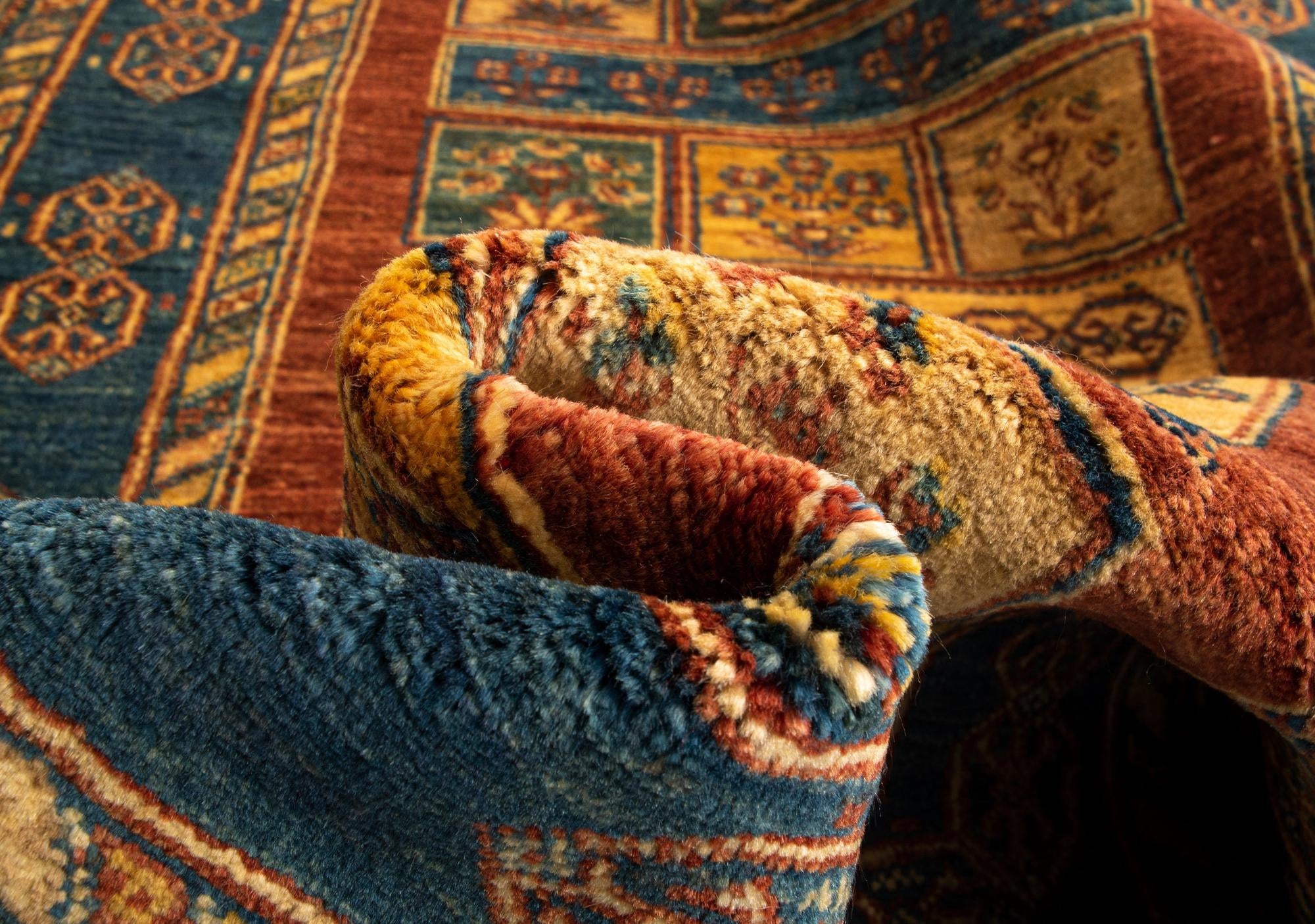 2' 8 x 9' 5 Luribaft Wool Runner Rug