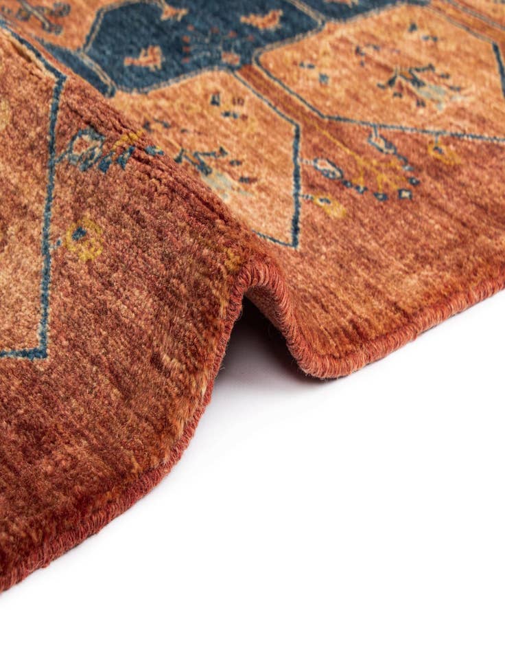 Detail image of 3' 2 x 9' 11 Luribaft Wool Runner Rug