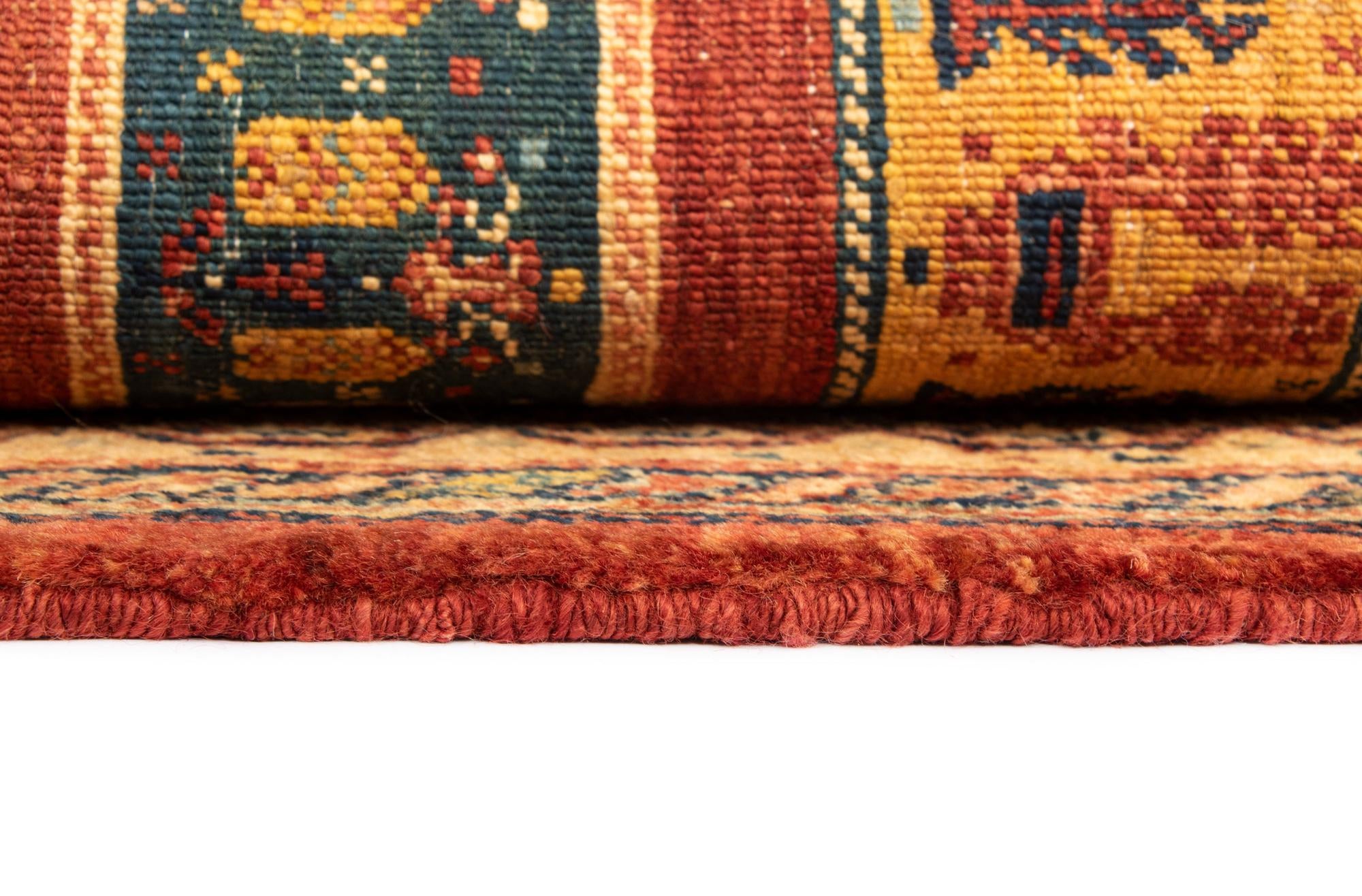 2' 8 x 9' 10 Luribaft Wool Runner Rug
