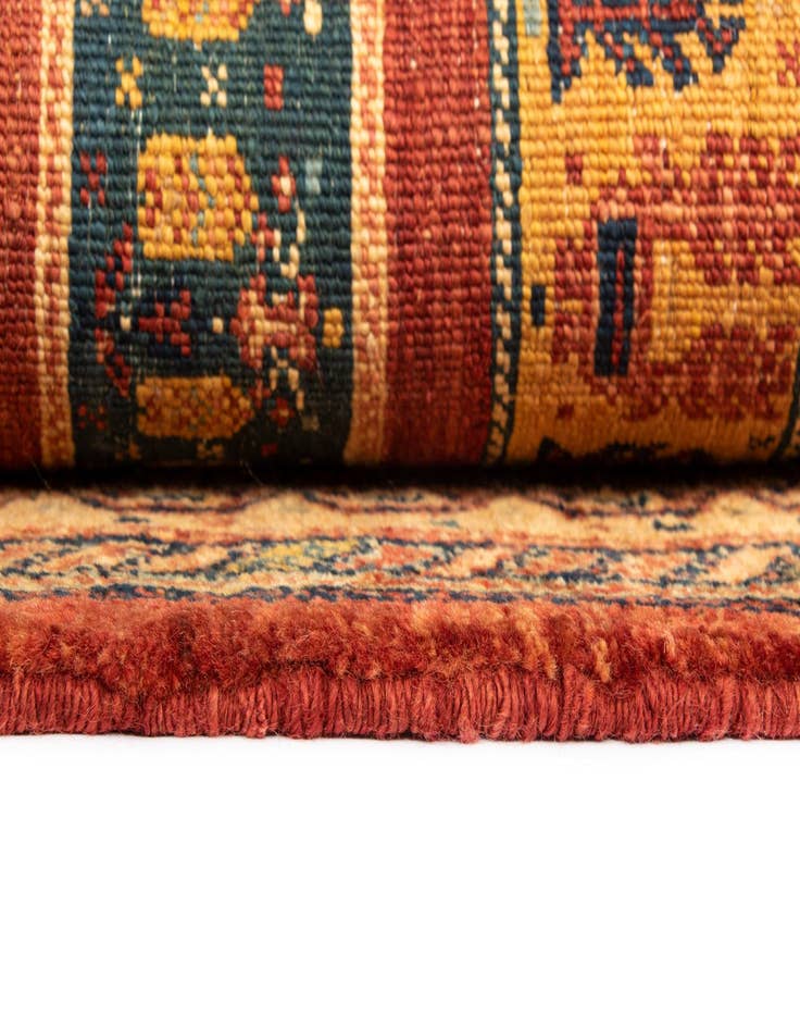 Detail image of 2' 8 x 9' 10 Luribaft Wool Runner Rug