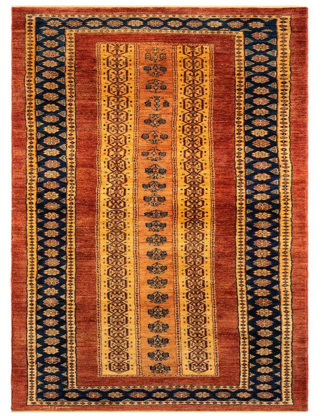 Detail image of 2' 11 x 9' 7 Luribaft Wool Runner Rug