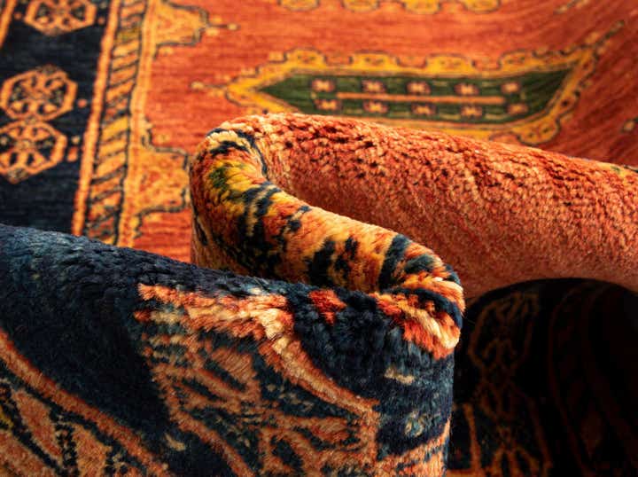 2' 8 x 9' 11 Luribaft Wool Runner Rug
