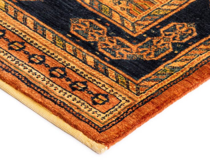 Detail image of 2' 8 x 9' 11 Luribaft Wool Runner Rug