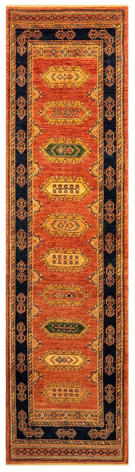 Detail image of 2' 8 x 9' 11 Luribaft Wool Runner Rug
