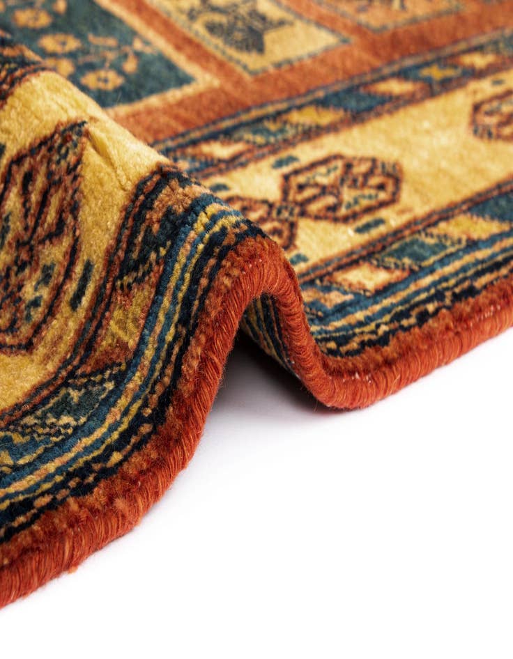 Detail image of 2' 9 x 9' 9 Luribaft Wool Runner Rug