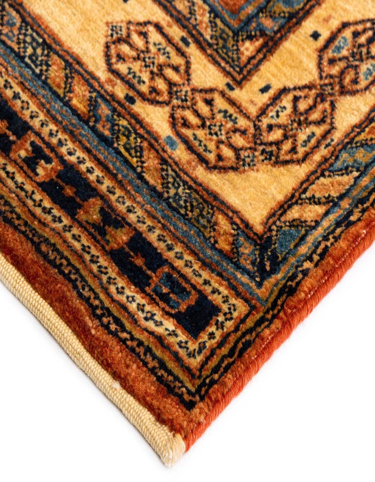 Detail image of 2' 9 x 9' 9 Luribaft Wool Runner Rug