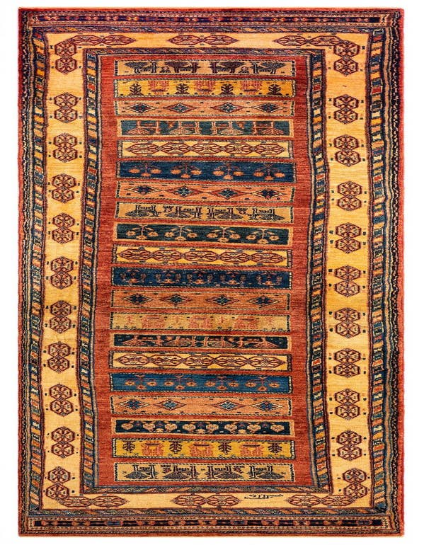 Detail image of 2' 9 x 9' 9 Luribaft Wool Runner Rug