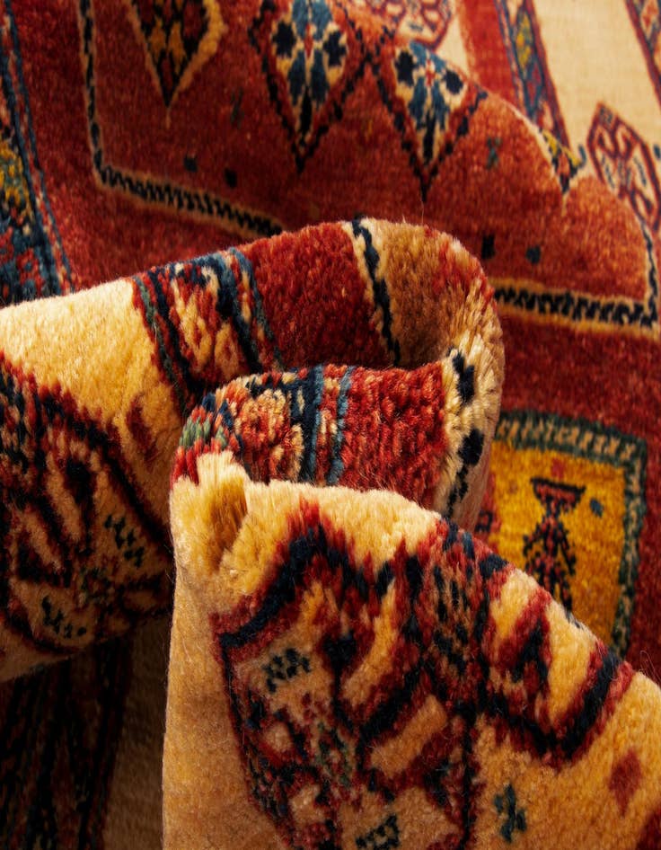 Detail image of 2' 10 x 9' 3 Luribaft Wool Runner Rug
