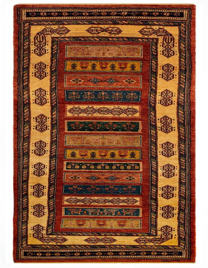 Detail image of 2' 10 x 9' 3 Luribaft Wool Runner Rug