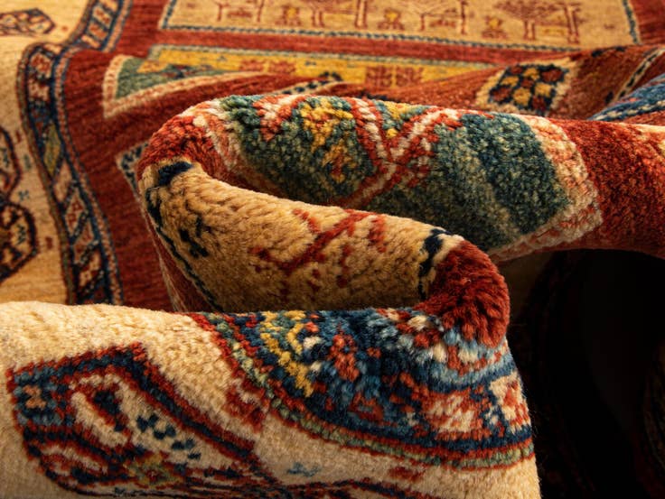 Detail image of 2' 9 x 9' 5 Luribaft Wool Runner Rug