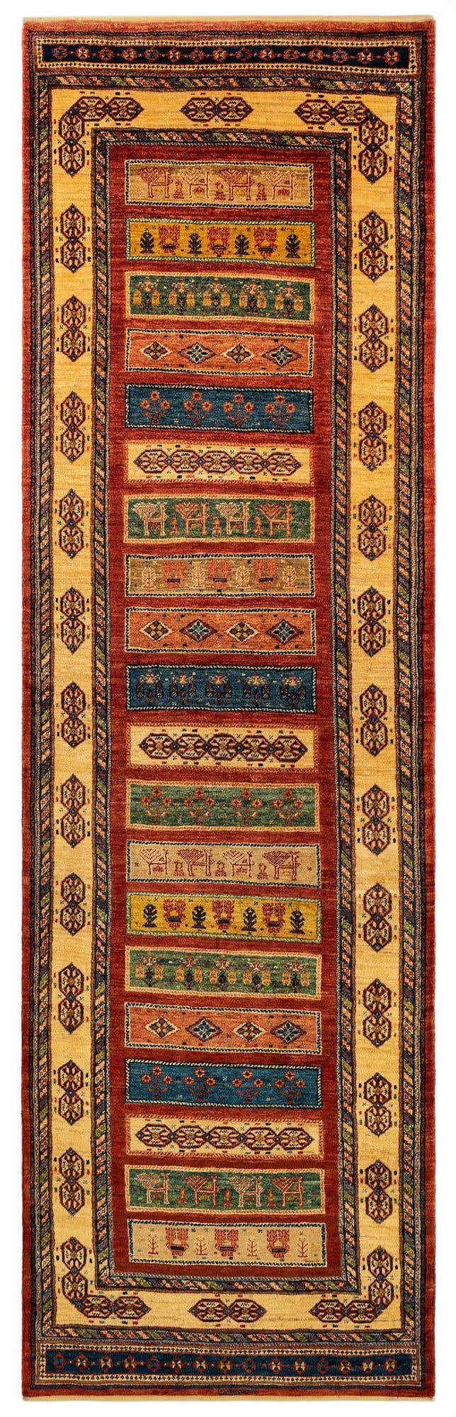 2' 9 x 9' 5 Luribaft Wool Runner Rug
