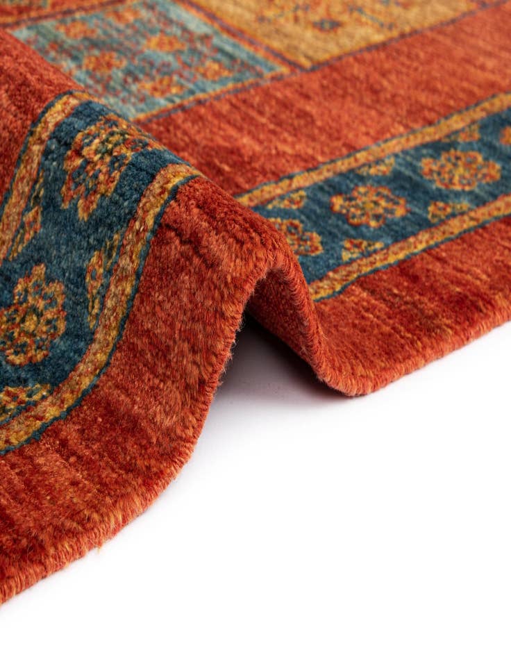 Detail image of 2' 8 x 11' 3 Luribaft Wool Runner Rug