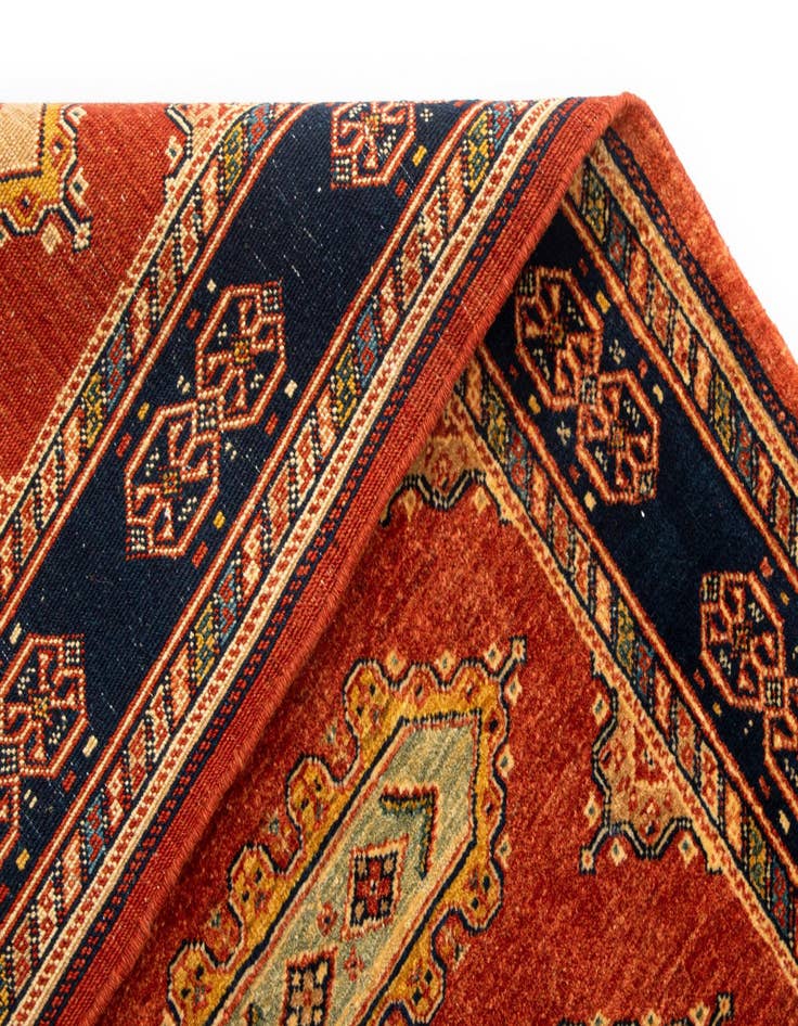 Detail image of 2' 11 x 9' 11 Luribaft Wool Runner Rug