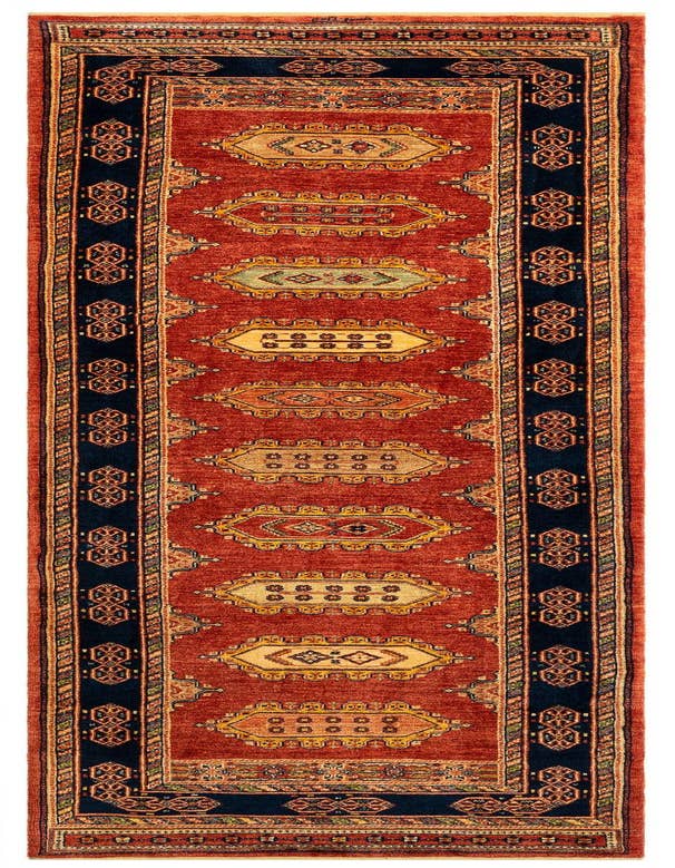 Detail image of 2' 11 x 9' 11 Luribaft Wool Runner Rug