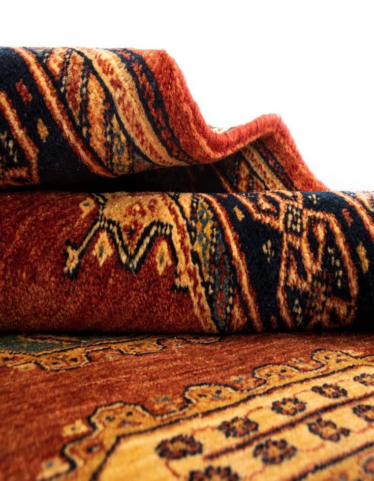 Detail image of 2' 10 x 9' 10 Luribaft Wool Runner Rug