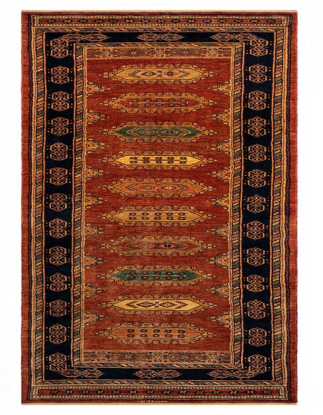 Detail image of 2' 10 x 9' 10 Luribaft Wool Runner Rug