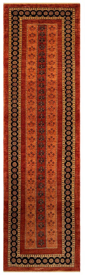 Detail image of 2' 9 x 9' 6 Luribaft Wool Runner Rug