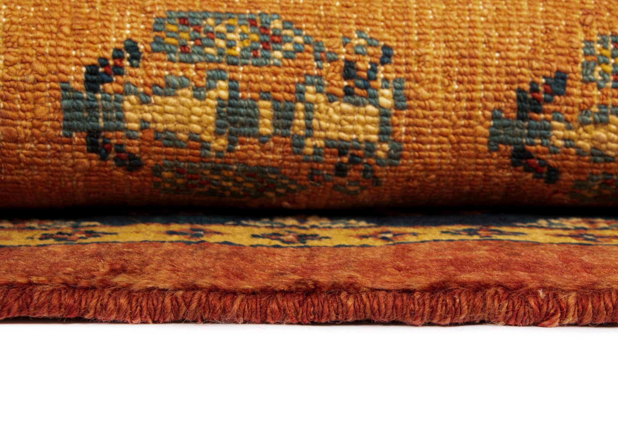 2' 10 x 9' 7 Luribaft Wool Runner Rug