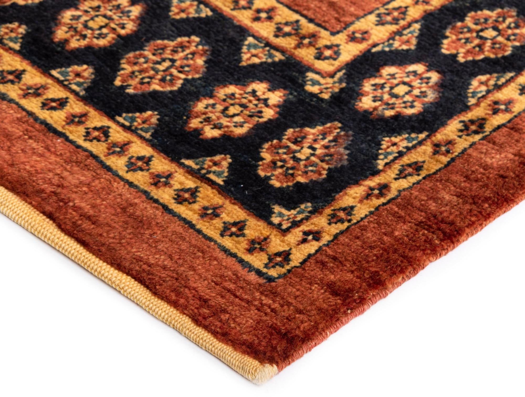 2' 10 x 9' 7 Luribaft Wool Runner Rug