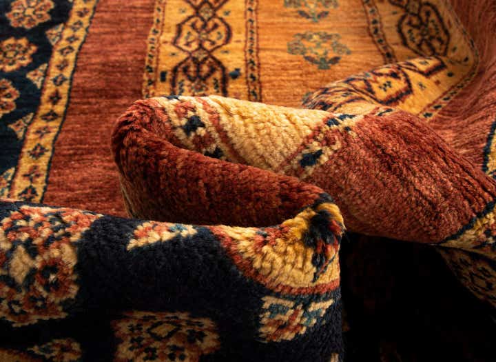 2' 10 x 9' 7 Luribaft Wool Runner Rug