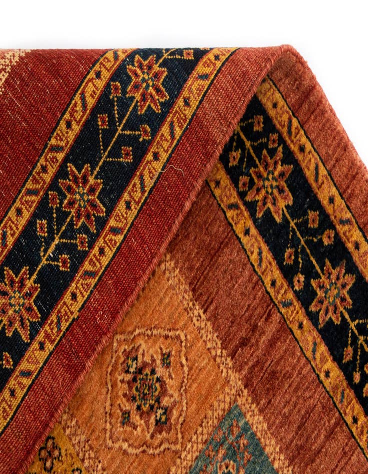 Detail image of 3' x 10' 2 Luribaft Wool Runner Rug