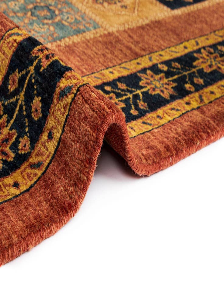 Detail image of 3' x 10' 2 Luribaft Wool Runner Rug