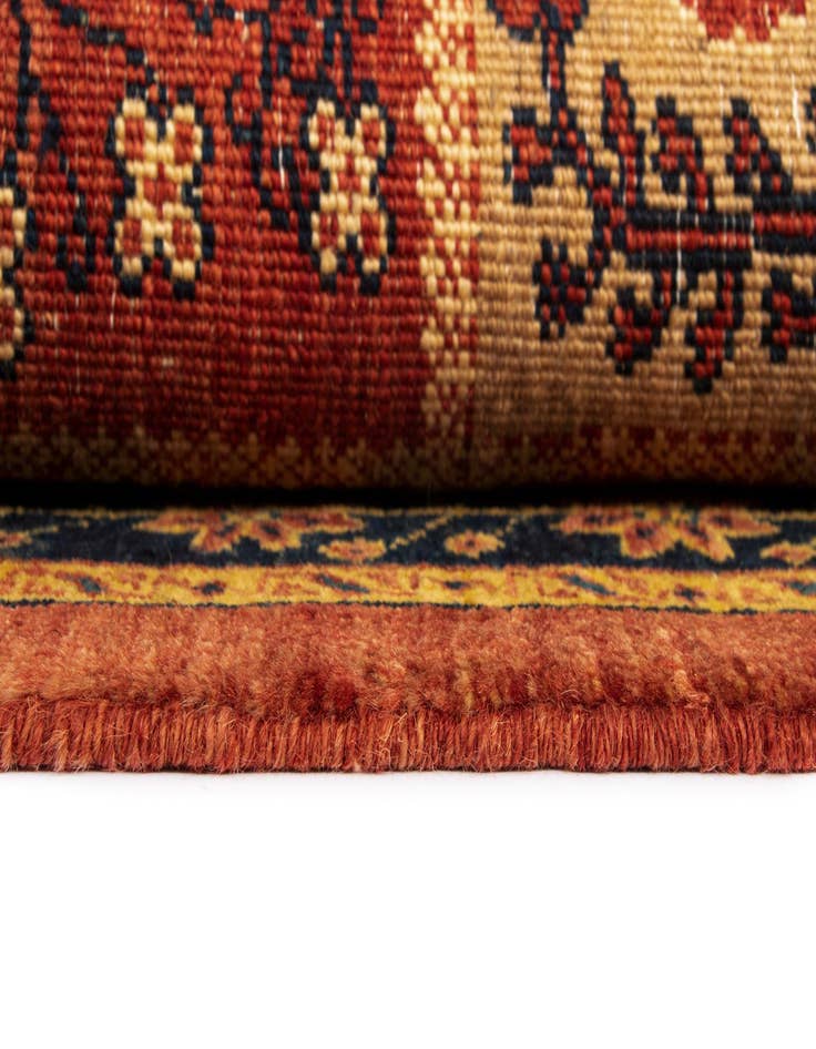 Detail image of 3' x 10' 2 Luribaft Wool Runner Rug