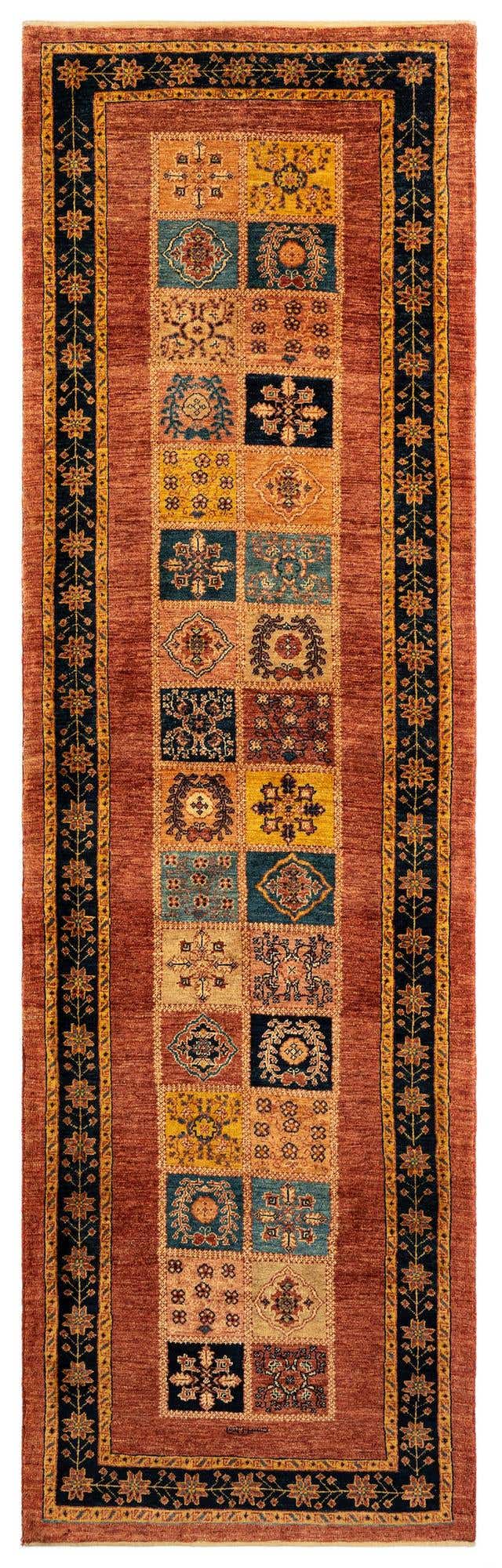 3' x 10' 2 Luribaft Wool Runner Rug