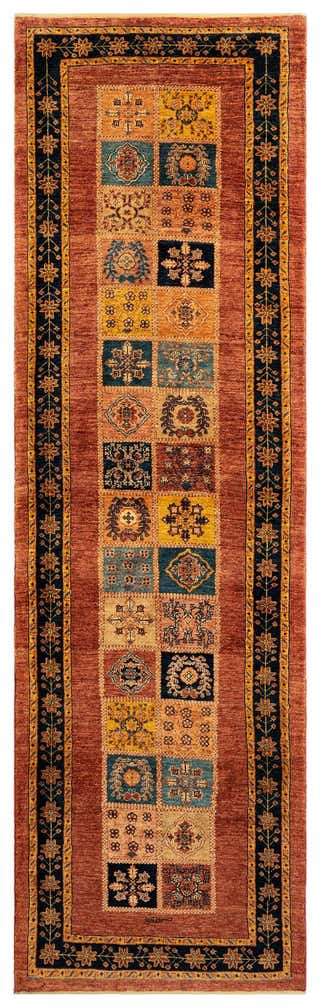 3' x 10' 2 Luribaft Wool Runner Rug