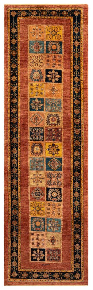 Detail image of 3' x 10' 2 Luribaft Wool Runner Rug