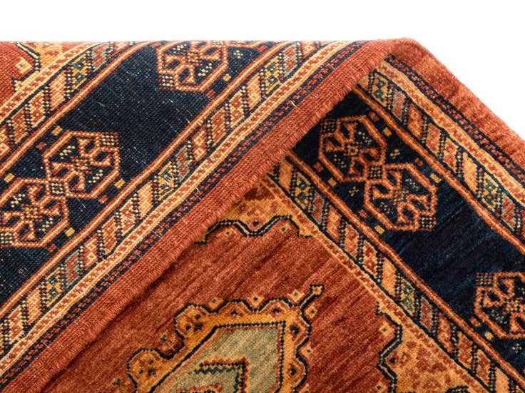 Detail image of 2' 7 x 9' 11 Luribaft Wool Runner Rug