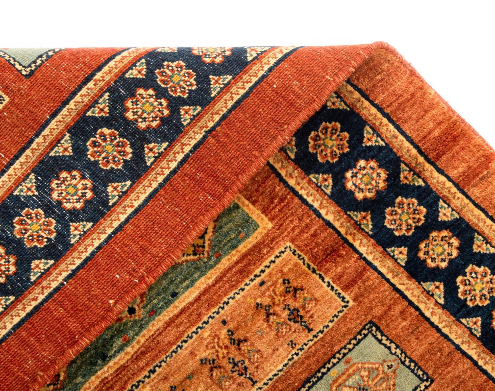 2' 8 x 9' 7 Luribaft Wool Runner Rug