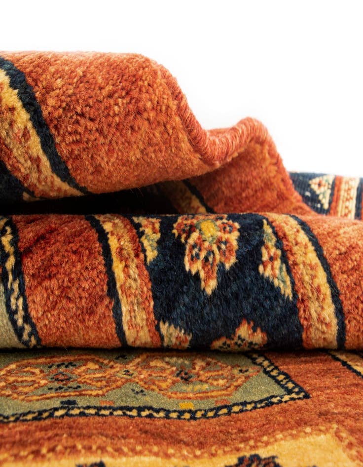 Detail image of 2' 8 x 9' 7 Luribaft Wool Runner Rug