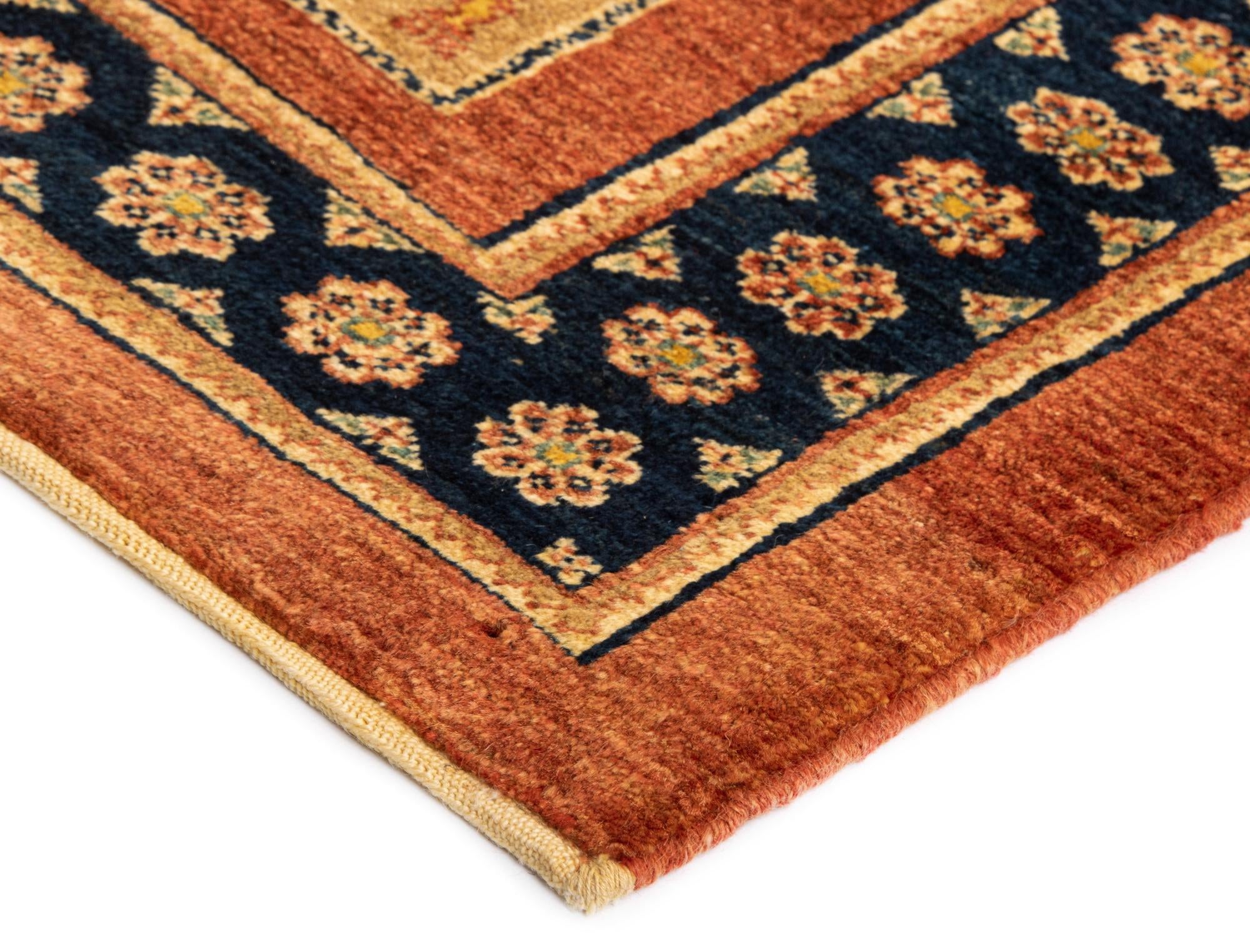 2' 8 x 9' 7 Luribaft Wool Runner Rug