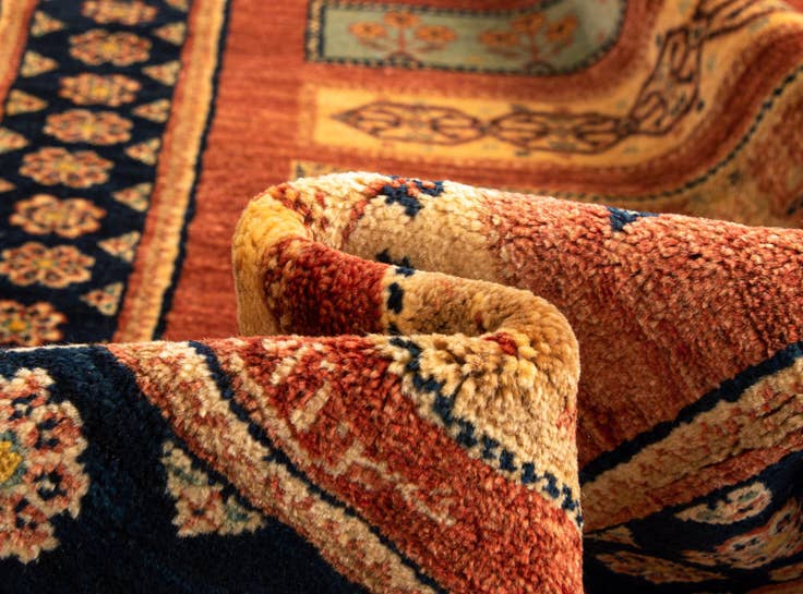 Detail image of 2' 8 x 9' 7 Luribaft Wool Runner Rug