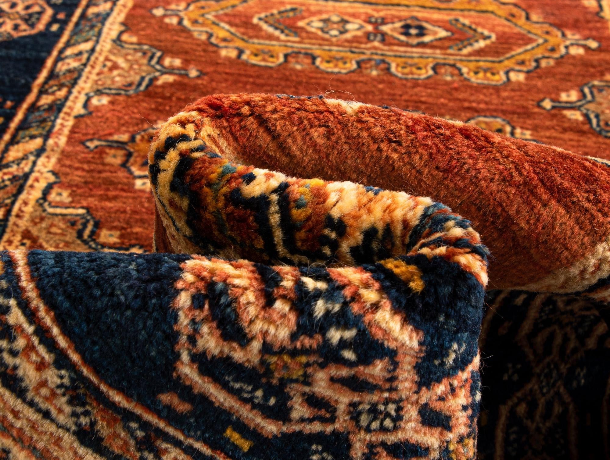 2' 8 x 9' 1 Luribaft Wool Runner Rug