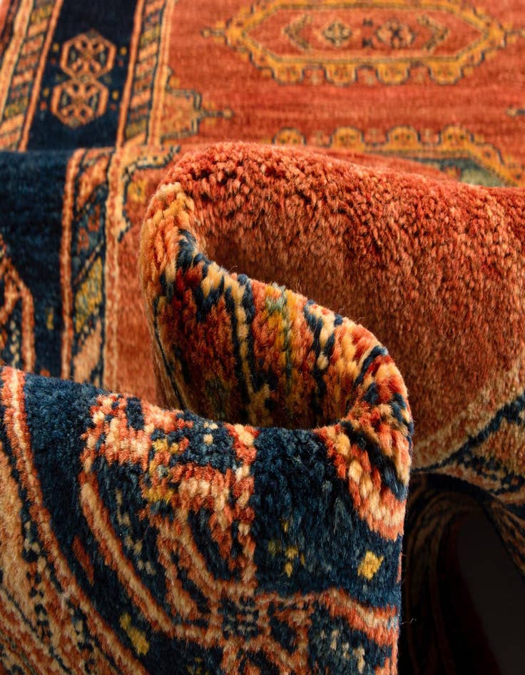 Detail image of 2' 9 x 10' 8 Luribaft Wool Runner Rug