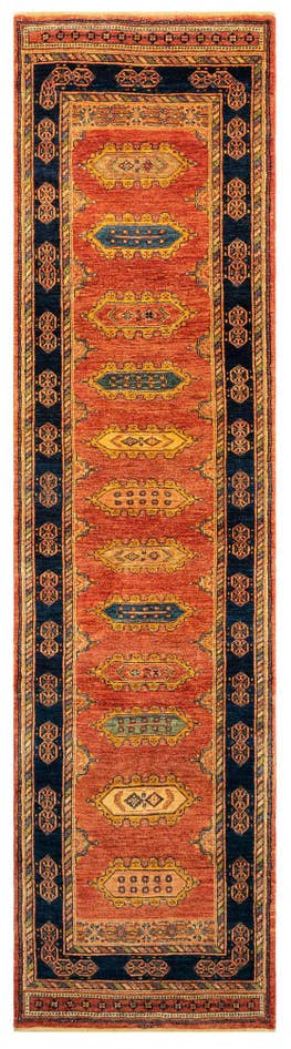 Detail image of 2' 9 x 10' 8 Luribaft Wool Runner Rug