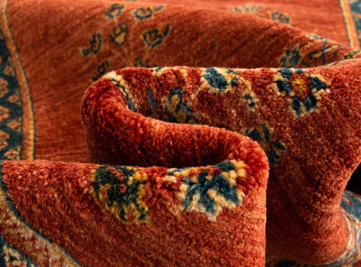 Detail image of 2' 8 x 9' 6 Luribaft Wool Runner Rug