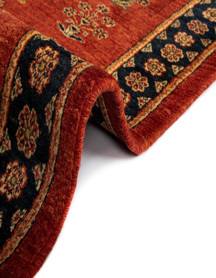 Detail image of 2' 4 x 9' 4 Luribaft Wool Runner Rug