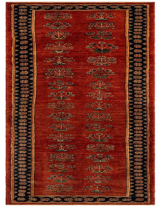 Detail image of 2' 4 x 9' 4 Luribaft Wool Runner Rug