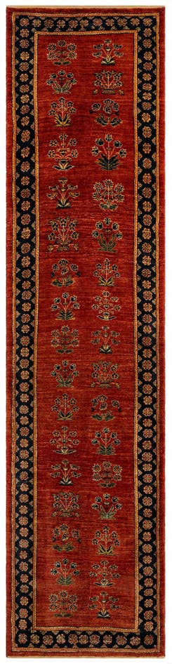 Detail image of 2' 4 x 9' 4 Luribaft Wool Runner Rug