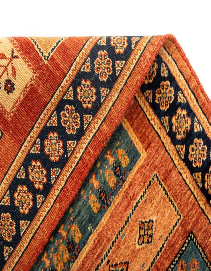 Detail image of 2' 5 x 8' 6 Luribaft Wool Runner Rug