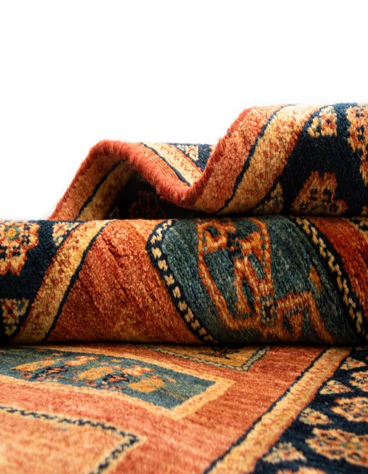 Detail image of 2' 5 x 8' 6 Luribaft Wool Runner Rug