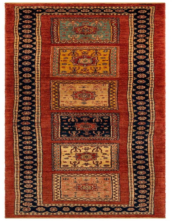 Detail image of 2' 8 x 9' 11 Luribaft Wool Runner Rug