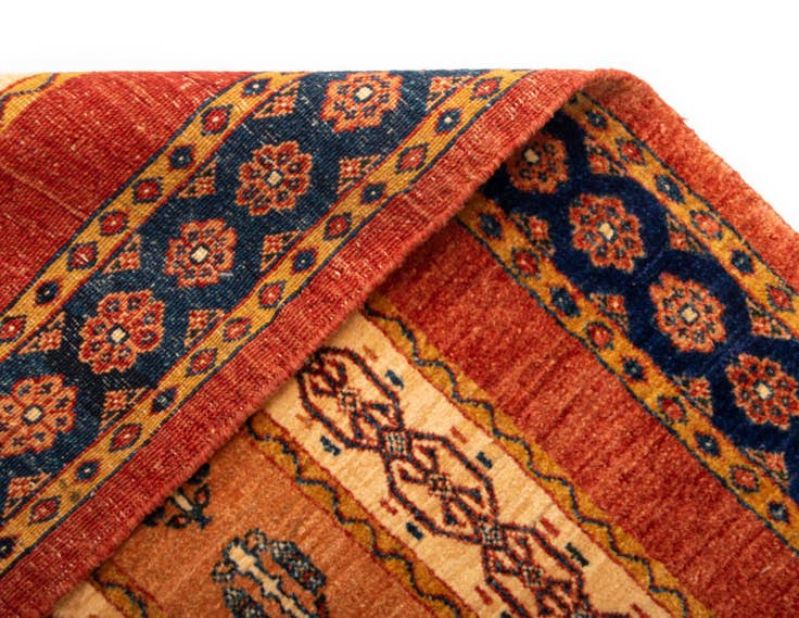 Detail image of 2' 11 x 9' 7 Luribaft Wool Runner Rug